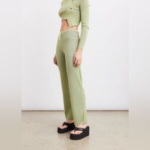 Paloma Wool Green Knit Pants